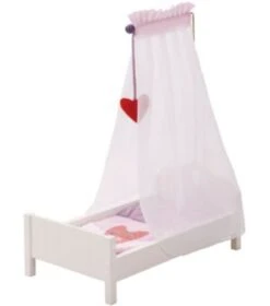 Roba Puppenbett Fienchen Mit Himmel, Weiß