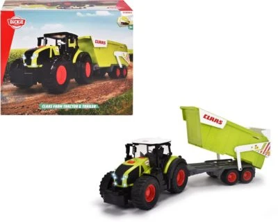 Dickie Toys CLAAS Farm Tractor & Trailer 1 Dickie Toys CLAAS Farm Tractor & Trailer