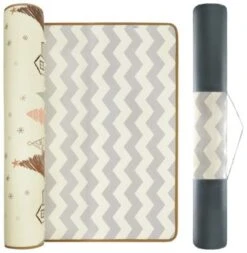 Mamabrum Doppelseitige Krabbelmatte 180 X 150 X 2 Cm Rutschfest, Wasserdicht Und Antibakteriell