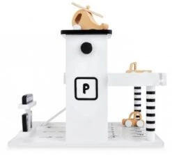 Mamabrum Holzgarage Mit Aufzug, Tankstellen, Waschanlage, Hubschrauber Und Spielautos -Spielzeug Geschaft 25036906 04