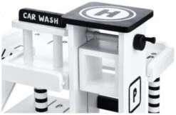 Mamabrum Holzgarage Mit Aufzug, Tankstellen, Waschanlage, Hubschrauber Und Spielautos -Spielzeug Geschaft 25036906 05