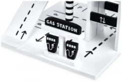 Mamabrum Holzgarage Mit Aufzug, Tankstellen, Waschanlage, Hubschrauber Und Spielautos -Spielzeug Geschaft 25036906 06