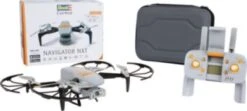 RC Kamera Quadrocopter Navigator NXT, Revell Control Ferngesteuerte Drohne Mit 2.7K Kamera, GPS, 2-Achsen-Gimbal, Follow-Me-Funktion, Brushless Motoren, Kostenlose App, 26,5 Cm