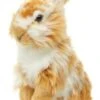 UNI-TOYS® Löwenkopf-Kaninchen Mit Aufgestellten Ohren - Stehend - Verschiedene Fellfarben - 23 Cm (Höhe) - Plüsch-Hase - Plüschtier Kuscheltiere