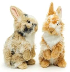 UNI-TOYS® Löwenkopf-Kaninchen Mit Aufgestellten Ohren - Stehend - Verschiedene Fellfarben - 23 Cm (Höhe) - Plüsch-Hase - Plüschtier Kuscheltiere -Spielzeug Geschaft 25199202 04
