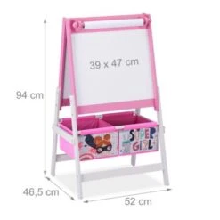 Relaxdays Standtafel Für Mädchen -Spielzeug Geschaft 25268150 04