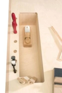 Pebaro Qualitäts-Werkbank Für Kinder Aus Vollholz -Spielzeug Geschaft 2527507 05