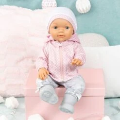 BAYER Puppenkleidung 38-42 Cm, Regenoutfit Rosa/grau 10 BAYER Puppenkleidung 38-42 Cm, Regenoutfit Rosa/grau -Spielzeug Geschaft 25569432 05