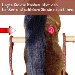 PonyCycle Reiten Braune Zügel-(85 Cm) -Spielzeug Geschaft 25784289 04