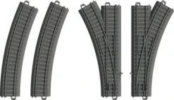 Märklin My World 023401 Märklin My World - Kunststoffgleis Weichen-Set