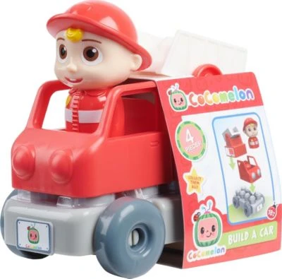 Just Play Cocomelon Build A Vehicle: JJ Im Feuerwehrauto, 4-tlg. 1 Just Play Cocomelon Build A Vehicle: JJ Im Feuerwehrauto, 4-tlg.