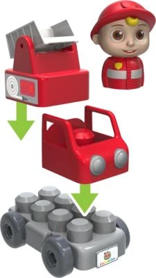 Just Play Cocomelon Build A Vehicle: JJ Im Feuerwehrauto, 4-tlg. 6 Just Play Cocomelon Build A Vehicle: JJ Im Feuerwehrauto, 4-tlg. - Image 6