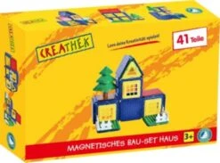Magnetbausteine Haus, 41 Teile Von Creathek