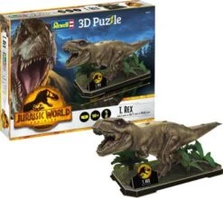 3D-Puzzle Jurassic World Dinosaurier T-Rex, 54 Teile, 44,1 Cm