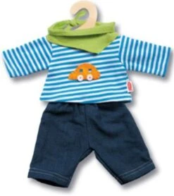 Heless Jeans Mit Streifenshirt Gr. 28-35 Cm, Puppenkleidung