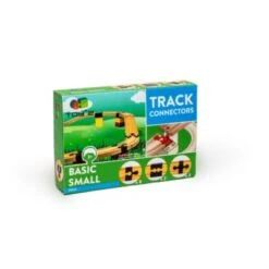 TOY2 Basis Paket Klein - 12 Track Connectors - Schienenzubehör Holzeisenbahn