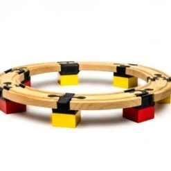 TOY2 Basis Paket Klein - 12 Track Connectors - Schienenzubehör Holzeisenbahn -Spielzeug Geschaft 26105239 05