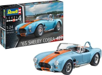 65 Shelby Cobra 427, Revell Modellbausatz Im Maßstab 1:24, 94 Teile, 16,8 Cm 1 65 Shelby Cobra 427, Revell Modellbausatz Im Maßstab 1:24, 94 Teile, 16,8 Cm