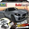 Revell Build 'n Race Mercedes-AMG GT R, Grau, Auto-Bausatz Mit Rückziehmotor Für Kinder Ab 4 Im Maßstab 1:43, 10 Teile, 9 Cm