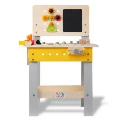 Baby Vivo Spielwerkbank Mit Tafel Und 39 Tlg. Zubehör - Bob