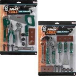 Toi Toys Toi-Toys POWER TOOLS Werkzeugset, 13t-lg. Auf Karte (2 Varianten)