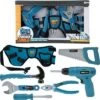 Toi Toys Toi-Toys POWER TOOLS Werkzeugset Mit Hüfttasche, 7-tlg.