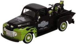 Maisto Modellauto Ford F1 Pick-Up '48 + Harley FL Panhead '48 (Maßstab 1:24)