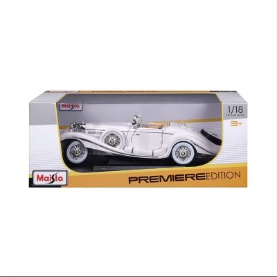 Maisto Modellauto Mercedes 500K Typ Specialroadster 1936 (weiß, Maßstab 1:18) 6 Maisto Modellauto Mercedes 500K Typ Specialroadster 1936 (weiß, Maßstab 1:18) - Image 6