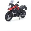 Maisto Modellmotorrad Suzuki V-Strom (schwarz-rot, Maßstab 1:12)