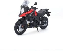 Maisto Modellmotorrad Suzuki V-Strom (schwarz-rot, Maßstab 1:12)