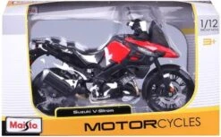 Maisto Modellmotorrad Suzuki V-Strom (schwarz-rot, Maßstab 1:12) -Spielzeug Geschaft 26557167 04