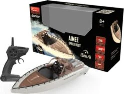 Amewi Aimee Speed Boot 2,4GHz RTR 15km/h, Braun/cremeweiß, 380 Mm