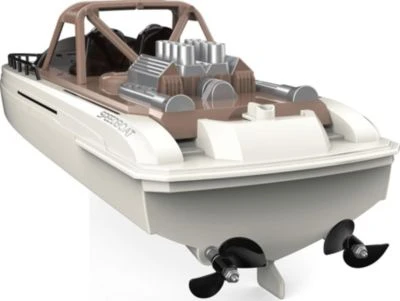 Amewi Aimee Speed Boot 2,4GHz RTR 15km/h, Braun/cremeweiß, 380 Mm 4 Amewi Aimee Speed Boot 2,4GHz RTR 15km/h, Braun/cremeweiß, 380 Mm - Image 4