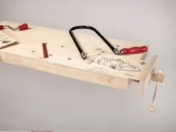 Pebaro Arbeitsplatte Vollholz Natur 58 X 31 Cm Mit Einspannhalterung, 485 -Spielzeug Geschaft 26603015 04