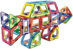 MAGNIKON Magnetische Bausteine, Magnetbau-Set "Der Dinosaurier", 65-Teilig, Standardgröße, Konstruktion Blöcke -Spielzeug Geschaft 26669011 05