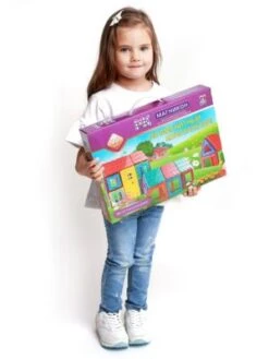 MAGNIKON Magnetische Bausteine, Magnetbau-Set "Das Puppenhaus", 35-Teilig, Standardgröße, Konstruktion Blöcke,Konstruktionsspielzeug -Spielzeug Geschaft 26669015 04