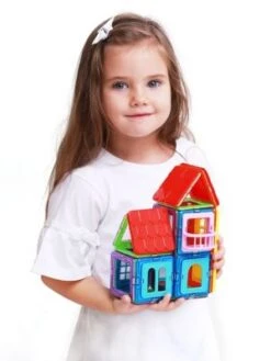 MAGNIKON Magnetische Bausteine, Magnetbau-Set "Das Puppenhaus", 35-Teilig, Standardgröße, Konstruktion Blöcke,Konstruktionsspielzeug -Spielzeug Geschaft 26669015 05