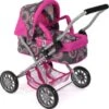 CHIC 2000 Mini-Kuschel-Puppenwagen SMARTY, Hot Pink Pearls