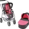 CHIC 2000 Kombi-Puppenwagen Emotion 2 In 1, Melange Anthrazit-pink