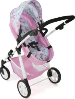 CHIC 2000 Kombi-Puppenwagen NELE, Flowers -Spielzeug Geschaft 27379354 03
