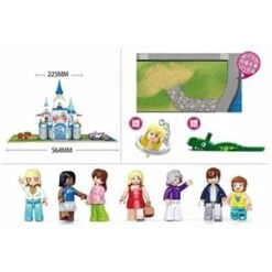 Sluban Klemmbausteine Saphir-Schloss (818 Teile) 8 Sluban Klemmbausteine Saphir-Schloss (818 Teile) -Spielzeug Geschaft 27530752 04