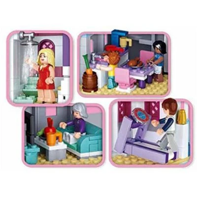 Sluban Klemmbausteine Saphir-Schloss (818 Teile) 5 Sluban Klemmbausteine Saphir-Schloss (818 Teile) - Image 5