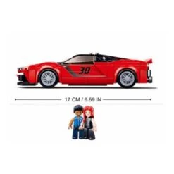 Sluban Klemmbausteine Italienischer Sportwagen (262 Teile) -Spielzeug Geschaft 27530777 04