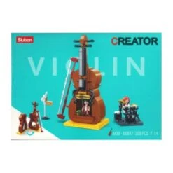 Sluban Klemmbausteine Instrumentenshop "Violine" (308 Teile)