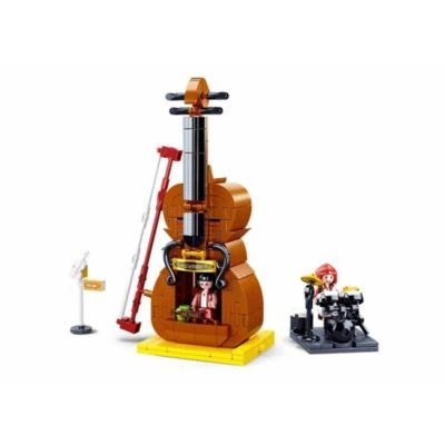 Sluban Klemmbausteine Instrumentenshop "Violine" (308 Teile) 2 Sluban Klemmbausteine Instrumentenshop "Violine" (308 Teile) - Image 2