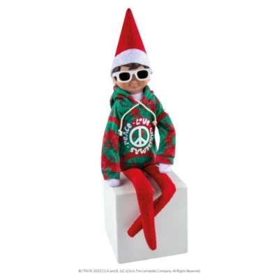 ELF On The SHELF® The Elf Outfit - Love & Peace Hoodie 1 ELF On The SHELF® The Elf Outfit - Love & Peace Hoodie