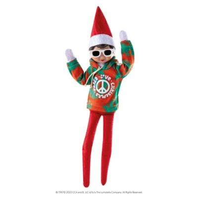 ELF On The SHELF® The Elf Outfit - Love & Peace Hoodie 2 ELF On The SHELF® The Elf Outfit - Love & Peace Hoodie - Image 2