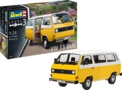 VW T3 Bus Bulli, Revell Modellbausatz Im Maßstab 1:25, 77 Teile, 18,5 Cm