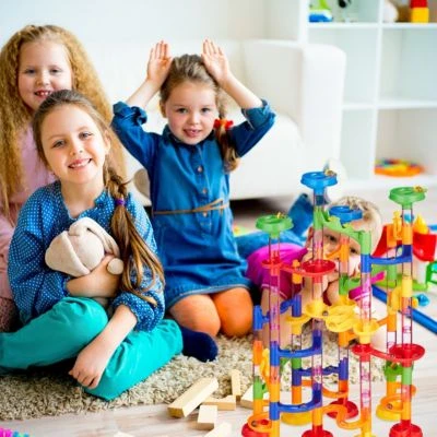 Relaxdays Kugelbahn 120-teilig 3 Relaxdays Kugelbahn 120-teilig - Image 3