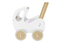 Erst-Holz® Weißer Holzpuppenwagen Als Lauflernhilfe 95-001 -Spielzeug Geschaft 27735194 05